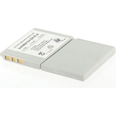 AGI 23394 - 600 mAh - 3,7 V - Lithium-Ion (Li-Ion) - 1 Stück(e) (Kamera Akku), Kamera Stromversorgung, Grau AGI 23394 - 600 mAh - 3,7 V - Lithium-Ion (Li-Ion) - 1 Stück(e) (Kamera Akku), Kamera Stromversorgung, Grau