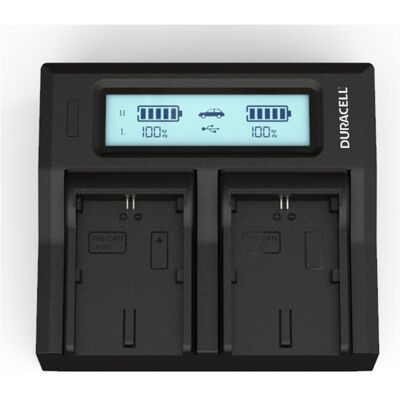 Duracell Dual Ladegerät für DR9943/LP-E6 (Kamera Akku Ladegerät), Kamera Stromversorgung, Schwarz Duracell Dual Ladegerät für DR9943/LP-E6 (Kamera Akku Ladegerät), Kamera Stromversorgung, Schwarz