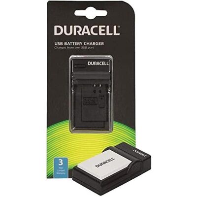 Duracell Ladegerät mit USB Kabel für LP-E8 (Kamera Akku Ladegerät), Kamera Stromversorgung, Schwarz Duracell Ladegerät mit USB Kabel für LP-E8 (Kamera Akku Ladegerät), Kamera Stromversorgung, Schwarz