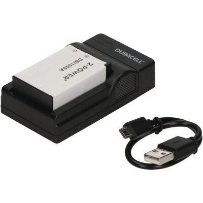 2-Power Charger & Camera Battery Bundle (Kamera Akku Ladegerät), Kamera Stromversorgung, Weiss, Schwarz 2-Power Charger & Camera Battery Bundle (Kamera Akku Ladegerät), Kamera Stromversorgung, Weiss, Schwarz