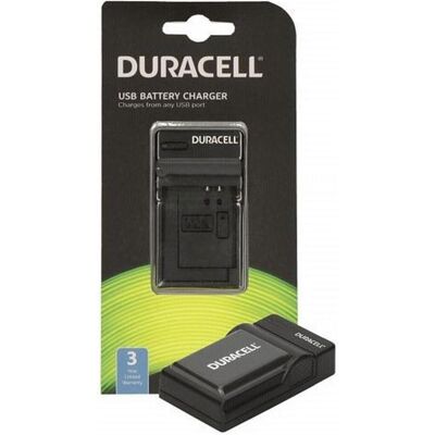 Duracell Ladegerät mit USB Kabel für DR9954/NP-FW50 (Kamera Akku Ladegerät), Kamera Stromversorgung, Schwarz Duracell Ladegerät mit USB Kabel für DR9954/NP-FW50 (Kamera Akku Ladegerät), Kamera Stromversorgung, Schwarz