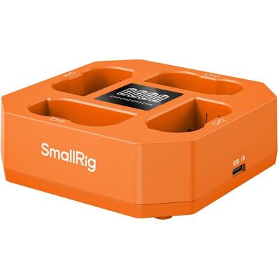 SmallRig 5747 Four-Channel Camera Battery Charger for EN-EL15c (Kamera Akku Ladegerät), Kamera Stromversorgung, Orange SmallRig 5747 Four-Channel Camera Battery Charger for EN-EL15c (Kamera Akku Ladegerät), Kamera Stromversorgung, Orange