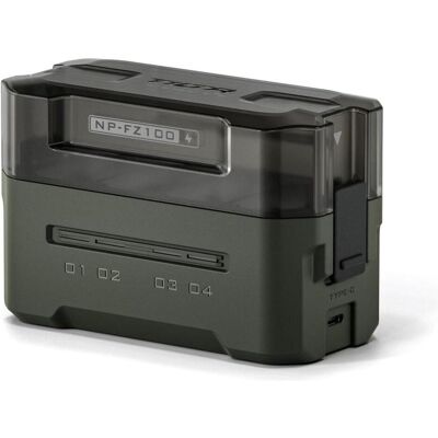 Tilta NP-FZ100 Tragbarer 4-Port-Ladegerät - Grün - Batterie & Ladegerät Tilta NP-FZ100 Tragbarer 4-Port-Ladegerät - Grün - Batterie & Ladegerät