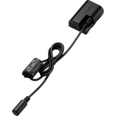 Canon DR-E6C (DC-Kuppler), Kamera Stromversorgung, Schwarz Canon DR-E6C (DC-Kuppler), Kamera Stromversorgung, Schwarz