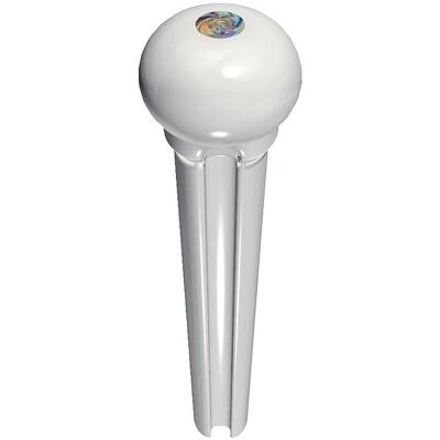 Graph Tech Pin PP 1182-00 white/Paua, Zubehör Instrumente, Weiss Graph Tech Pin PP 1182-00 white/Paua, Zubehör Instrumente, Weiss
