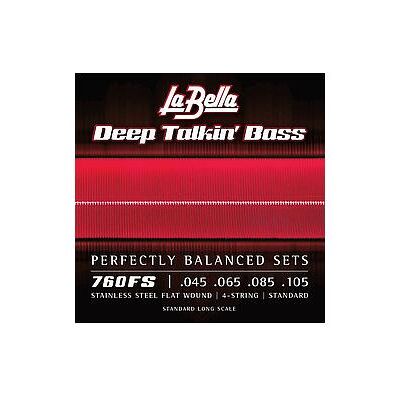 La Bella 760FS Flatwound 045/105 (4x, E-Gitarre, 0.11"), Saiten La Bella 760FS Flatwound 045/105 (4x, E-Gitarre, 0.11"), Saiten