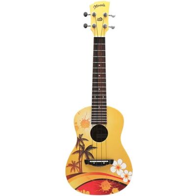 No Name Moana M-100 Palm Trees - ukulele koncertowe (Konzert), Ukulele, Mehrfarbig No Name Moana M-100 Palm Trees - ukulele koncertowe (Konzert), Ukulele, Mehrfarbig