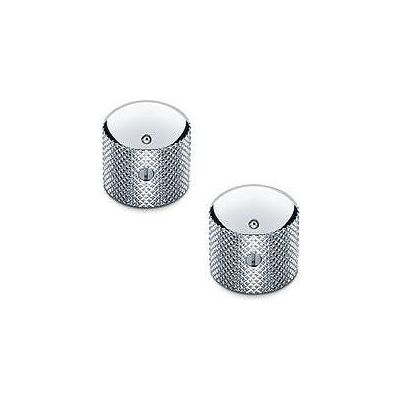 Schaller Dome Knob chrome (2) (Knopf), Zubehör Instrumente, Silber Schaller Dome Knob chrome (2) (Knopf), Zubehör Instrumente, Silber