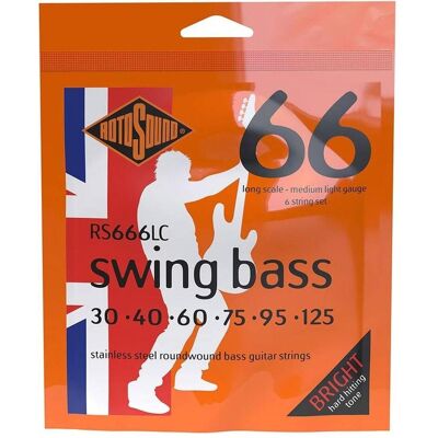 Rotosound RS666LC (6x, E-Gitarre), Saiten Rotosound RS666LC (6x, E-Gitarre), Saiten