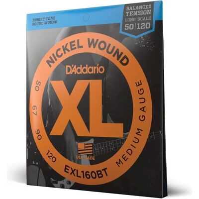 D'Addario Exl160bt (4x, E-Bass, 0.12"), Saiten D'Addario Exl160bt (4x, E-Bass, 0.12"), Saiten