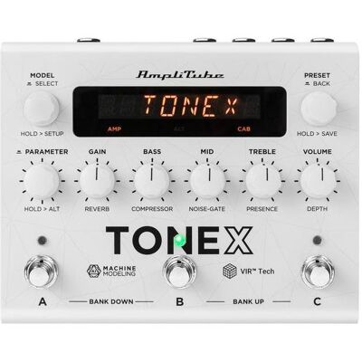 IK Multimedia TONEX Pedal Anniversary Edition (Bass, E-Gitarre), Effektpedal, Weiss IK Multimedia TONEX Pedal Anniversary Edition (Bass, E-Gitarre), Effektpedal, Weiss