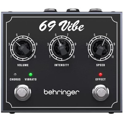 Behringer 69 VIBE – Efekt gitarowy (Gitarre), Effektpedal, Schwarz Behringer 69 VIBE – Efekt gitarowy (Gitarre), Effektpedal, Schwarz