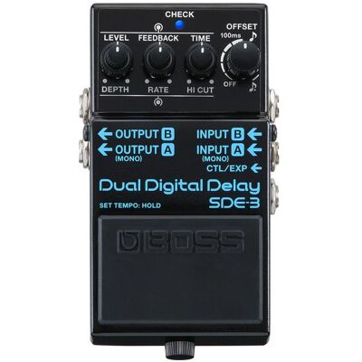 Boss (Electronics) SDE-3 (Gitarre), Effektpedal, Schwarz Boss (Electronics) SDE-3 (Gitarre), Effektpedal, Schwarz