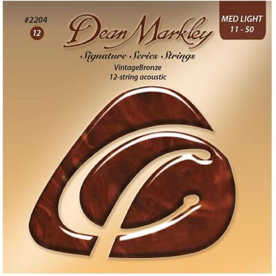 Dean Markley D.Markley 2204 V.Bronze Acoustic ML 12St (Gitarre, 0.02"), Saiten Dean Markley D.Markley 2204 V.Bronze Acoustic ML 12St (Gitarre, 0.02"), Saiten