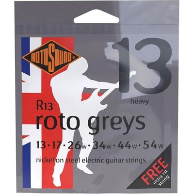Rotosound R13 (6x, E-Gitarre, 0.05"), Saiten Rotosound R13 (6x, E-Gitarre, 0.05"), Saiten