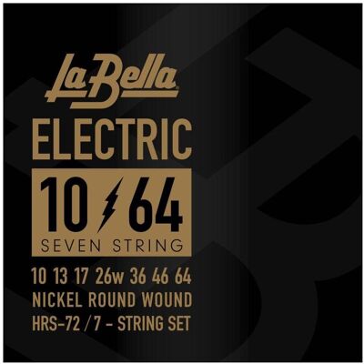 La Bella HRS-72, 7-string 010/046+064 (7x, E-Gitarre, Gitarre, 0.06"), Saiten La Bella HRS-72, 7-string 010/046+064 (7x, E-Gitarre, Gitarre, 0.06"), Saiten