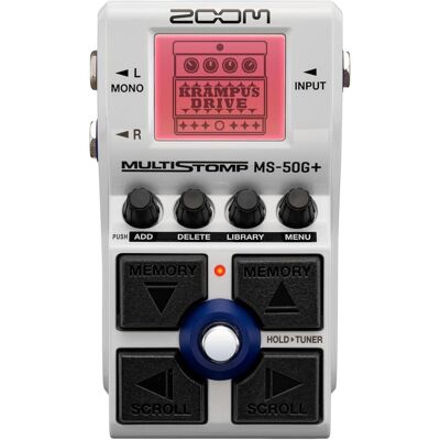 Zoom MS-50G+, Effektpedal, Schwarz, Weiss Zoom MS-50G+, Effektpedal, Schwarz, Weiss