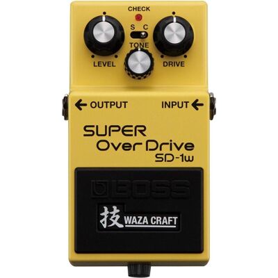 Boss (Electronics) SD-1W Super Overdrive Waza Edition (Gitarre), Effektpedal, Gelb Boss (Electronics) SD-1W Super Overdrive Waza Edition (Gitarre), Effektpedal, Gelb