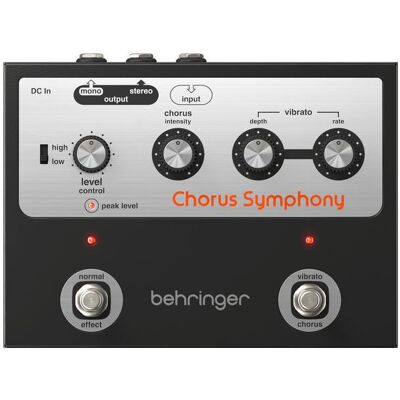 Behringer CHORUS SYMPHONY Gitarren Effekt Einheit (Gitarre), Effektpedal Behringer CHORUS SYMPHONY Gitarren Effekt Einheit (Gitarre), Effektpedal