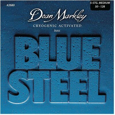Dean Markley Blue Steel Bass Guitar Strings Medium 5STR 50-128 (5x, E-Gitarre, 0.13"), Saiten Dean Markley Blue Steel Bass Guitar Strings Medium 5STR 50-128 (5x, E-Gitarre, 0.13"), Saiten