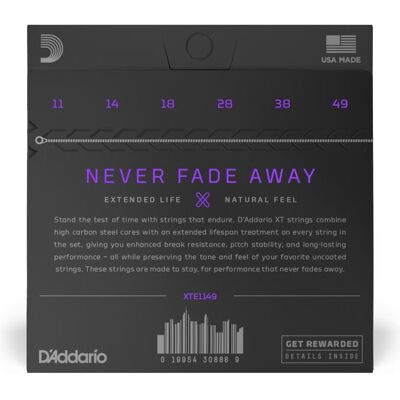 D'Addario XTE1149 (6x, E-Gitarre, 0.05"), Saiten D'Addario XTE1149 (6x, E-Gitarre, 0.05"), Saiten