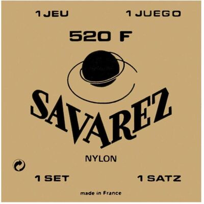Savarez 520 F rot, High Tension G3w (Gitarre), Saiten Savarez 520 F rot, High Tension G3w (Gitarre), Saiten