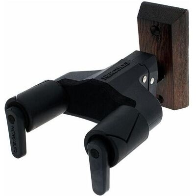Hercules GSP38WBW PLUS Gitarrenwandhalter mit Holzplatte braun, kurz (Banjo, Gitarre, Mandolin, Ukulele), Instrumentenständer + Halter, Braun Hercules GSP38WBW PLUS Gitarrenwandhalter mit Holzplatte braun, kurz (Banjo, Gitarre, Mandolin, Ukulele), Instrumentenständer + Halter, Braun