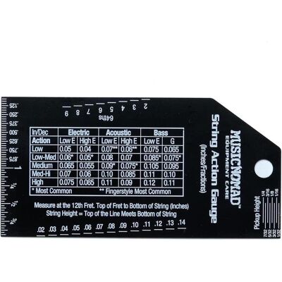 Nomad MN602 Prec. String Action Gauge, Zubehör Instrumente, Weiss, Schwarz Nomad MN602 Prec. String Action Gauge, Zubehör Instrumente, Weiss, Schwarz