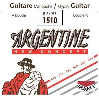 Savarez 1510 Loop End Argentine 010/045 (Gitarre, 0.04"), Saiten Savarez 1510 Loop End Argentine 010/045 (Gitarre, 0.04"), Saiten