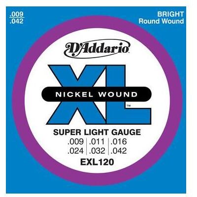 D'Addario Exl120 (6x, E-Gitarre, 0.04"), Saiten D'Addario Exl120 (6x, E-Gitarre, 0.04"), Saiten