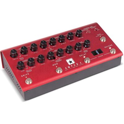 Blackstar Dept. 10 Amped 2 100W gitaar eindversterker met multi-effect processor (Gitarre), Effektpedal, Rot Blackstar Dept. 10 Amped 2 100W gitaar eindversterker met multi-effect processor (Gitarre), Effektpedal, Rot