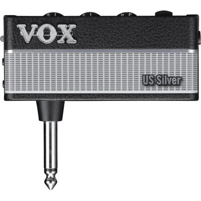 Vox amPlug3 US Silver (Gitarre), Instrumentenverstärker, Schwarz, Silber Vox amPlug3 US Silver (Gitarre), Instrumentenverstärker, Schwarz, Silber