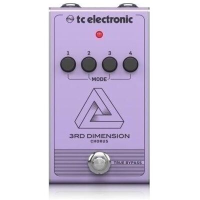 TC Electronic 3RD Dimension Chorus Efekt typu chorus (Gitarre), Effektpedal, Schwarz TC Electronic 3RD Dimension Chorus Efekt typu chorus (Gitarre), Effektpedal, Schwarz