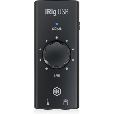 IK Multimedia iRig USB - Universelles Gitarren-Interface (6.3mm Klinke), Audio Interface, Schwarz IK Multimedia iRig USB - Universelles Gitarren-Interface (6.3mm Klinke), Audio Interface, Schwarz
