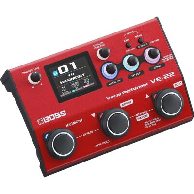 Boss (Electronics) VE-22, Effektpedal, Rot Boss (Electronics) VE-22, Effektpedal, Rot