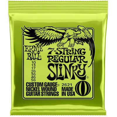 Ernie Ball Slinky Nickel (7x, E-Gitarre, 0.06"), Saiten Ernie Ball Slinky Nickel (7x, E-Gitarre, 0.06"), Saiten