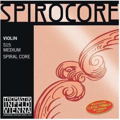 Thomastik Spirocore Med. 4/4 (4x, Violine), Saiten Thomastik Spirocore Med. 4/4 (4x, Violine), Saiten