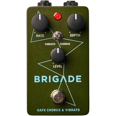 Universal Audio UAFX Brigade Chorus & Vibrato (Gitarre), Effektpedal, Schwarz Universal Audio UAFX Brigade Chorus & Vibrato (Gitarre), Effektpedal, Schwarz