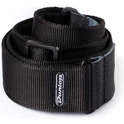 Dunlop D38-09BK Gitarrengurt extra lang, Gitarre Zubehör, Schwarz Dunlop D38-09BK Gitarrengurt extra lang, Gitarre Zubehör, Schwarz