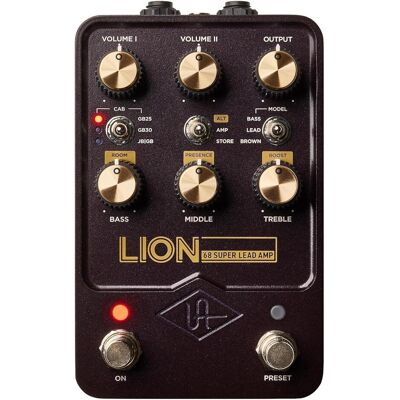 Universal Audio UAFX Lion &apos68 Super Lead Amp (Gitarre), Effektpedal, Mehrfarbig Universal Audio UAFX Lion &apos68 Super Lead Amp (Gitarre), Effektpedal, Mehrfarbig