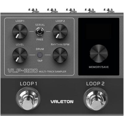 Valeton VLP-200 (Bass, Gitarre), Effektpedal, Schwarz Valeton VLP-200 (Bass, Gitarre), Effektpedal, Schwarz