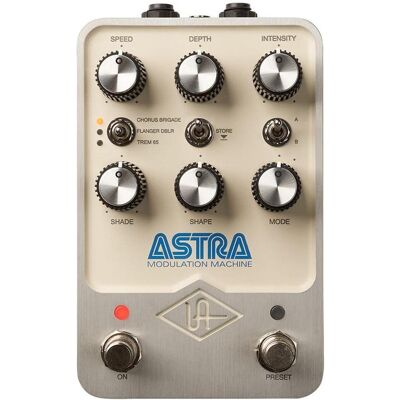 Universal Audio UAFX Astra Modulation Machine - Gitarreneffekt (Gitarre), Effektpedal, Schwarz, Silber, Beige Universal Audio UAFX Astra Modulation Machine - Gitarreneffekt (Gitarre), Effektpedal, Schwarz, Silber, Beige