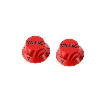 AllParts AP PK 0154-026 Knöpfe Strat Vol.(2) rot (Knopf), Zubehör Instrumente, Rot AllParts AP PK 0154-026 Knöpfe Strat Vol.(2) rot (Knopf), Zubehör Instrumente, Rot