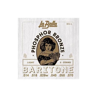 La Bella Baritone Ph.-Bronze BGL 014/070 (Gitarre), Saiten La Bella Baritone Ph.-Bronze BGL 014/070 (Gitarre), Saiten