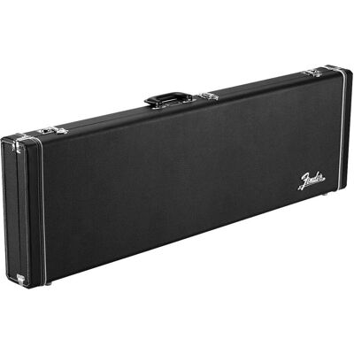 Fender Classic Series Wood zwarte koffer voor basgitaar (E-Bass), Instrumententasche + Koffer, Schwarz Fender Classic Series Wood zwarte koffer voor basgitaar (E-Bass), Instrumententasche + Koffer, Schwarz