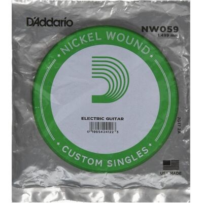 D'Addario Nw059 (1x, E-Gitarre, 0.06"), Saiten D'Addario Nw059 (1x, E-Gitarre, 0.06"), Saiten