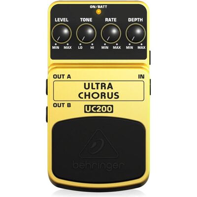 Behringer UC200 Efekt gitarowy (Gitarre), Effektpedal, Schwarz Behringer UC200 Efekt gitarowy (Gitarre), Effektpedal, Schwarz