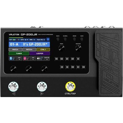 Valeton GP-200JR (Bass, Gitarre), Effektpedal, Schwarz Valeton GP-200JR (Bass, Gitarre), Effektpedal, Schwarz