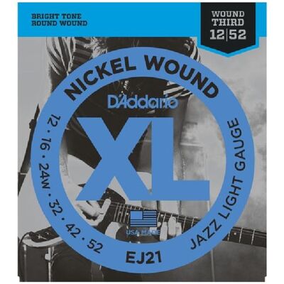 D'Addario EJ21 (6x, E-Gitarre, 0.05"), Saiten D'Addario EJ21 (6x, E-Gitarre, 0.05"), Saiten