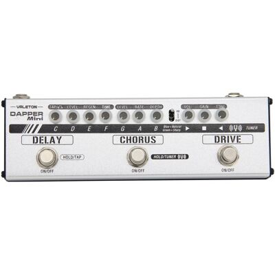 Valeton Dapper Mini (E-Gitarre), Effektpedal, Grau Valeton Dapper Mini (E-Gitarre), Effektpedal, Grau